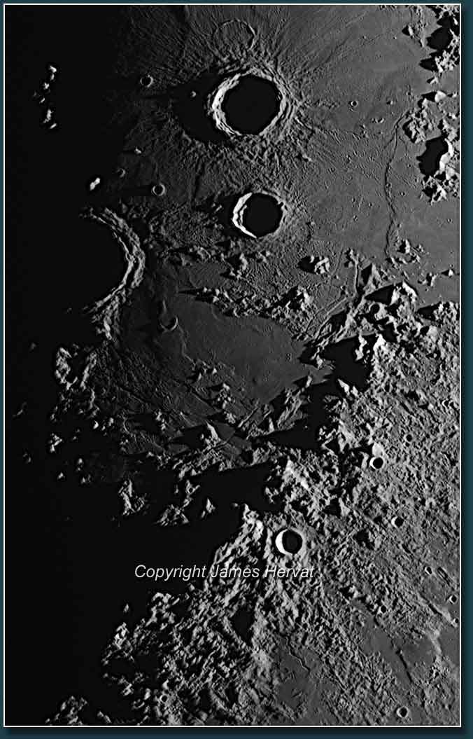 Earth based image of Apollo landing area